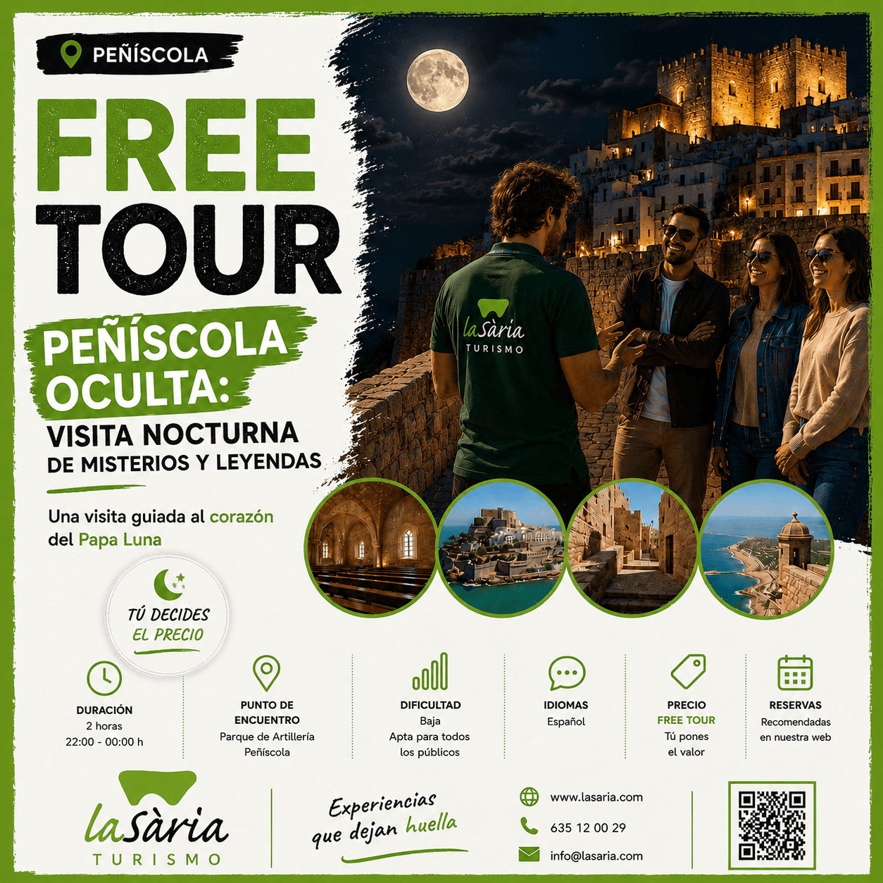 PEÑISCOLA OCULTA: VISITA NOCTURNA DE MISTERIOS Y LEYENDAS 